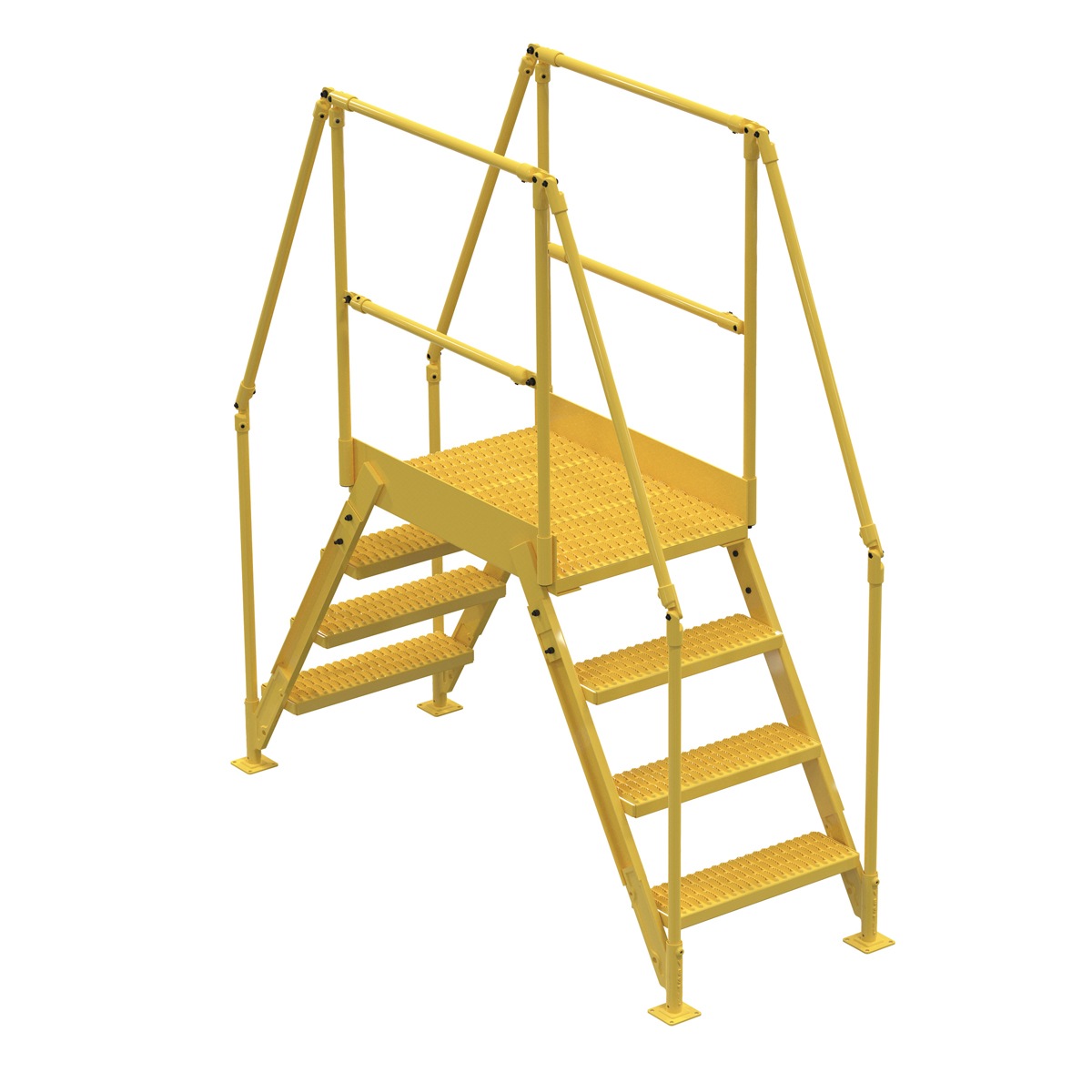 Vestil Cross-Over Ladder 4 Step 38 H