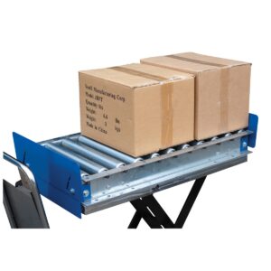 Vestil CONV-1832 Conveyor W/ Retractable Stops 18