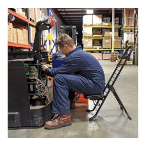 Vestil Ergonomic Work Seat/Chair