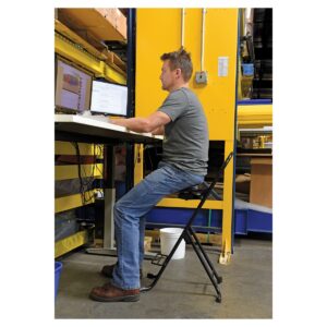 Vestil Ergonomic Work Seat/Chair