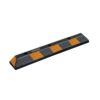 Vestil Car Stop Black Rubber