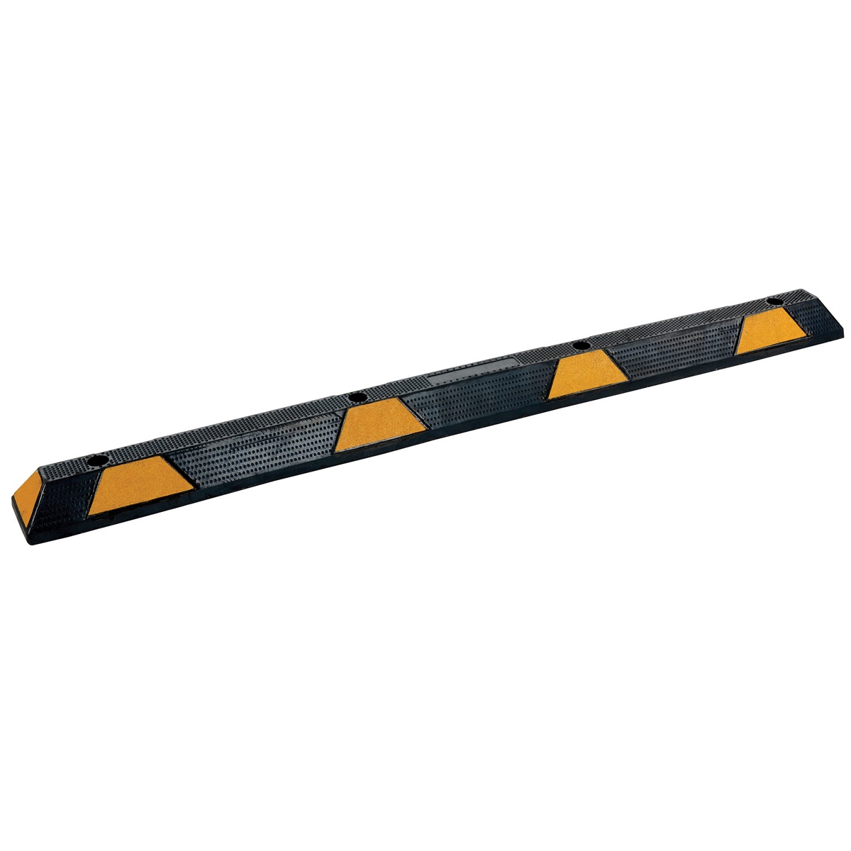 Vestil CS-33-BL Car Stop Recycled Rubber Black 71.75 In