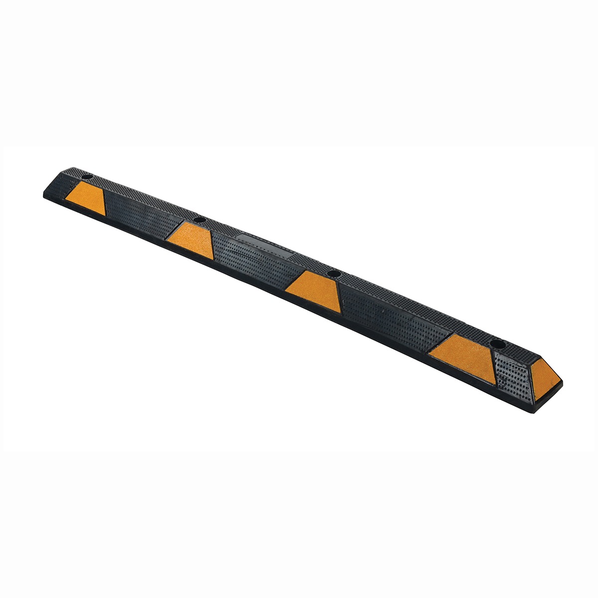 Vestil CS-33-BL Car Stop Recycled Rubber Black 71.75 In