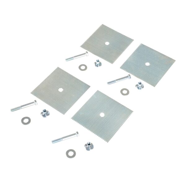 Vestil Car Stop Glue Down Anchor Plate