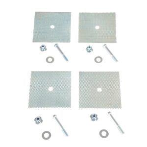Vestil Car Stop Glue Down Anchor Plate
