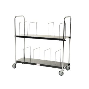 Vestil CTC-1856-B Portable Carton Cart Two Tier 18
