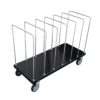 Vestil CTPT-1844-CK Portable Carton Cart W/ Dividers 18" X 44"