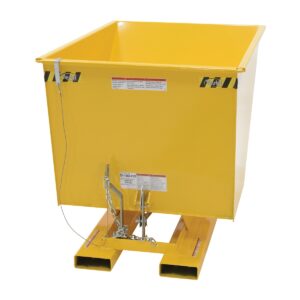 Vestil Self-Dump Hopper HD 1 CU Yard 6K