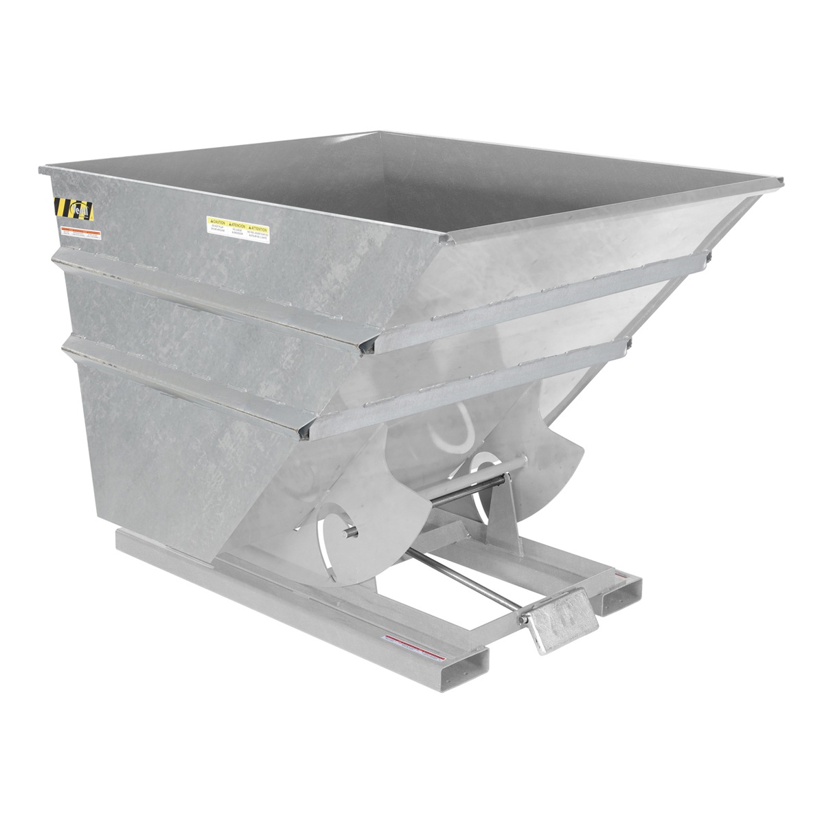 Vestil Self-Dump Hopper HD 3 CU Yard 6K