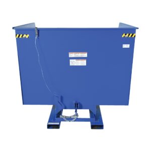 Vestil Self-Dump Hopper HD 6K Blue
