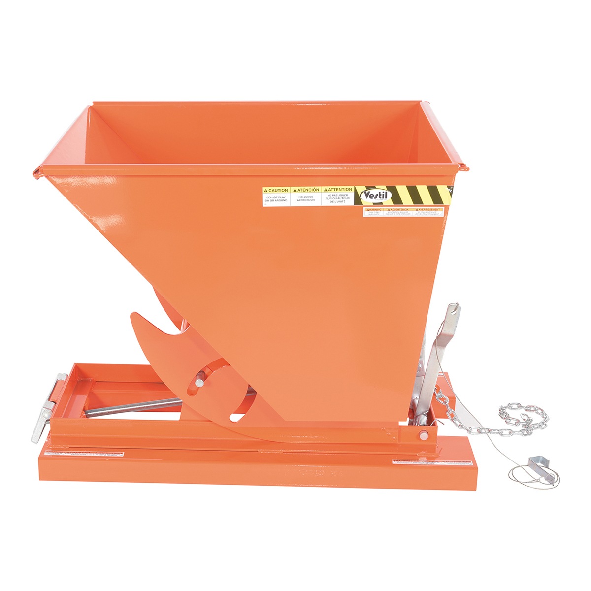 Vestil Self-Dump Hopper HD .50 CU Yard 6K