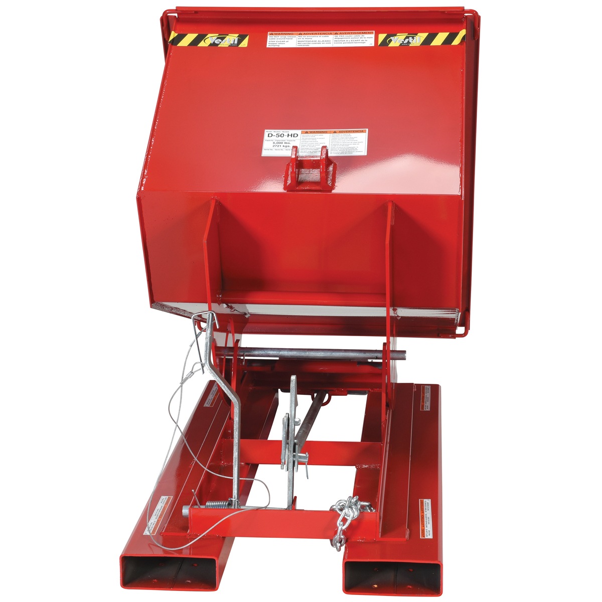 Vestil Self-Dump Hopper HD .50 CU Yard 6K