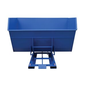 Vestil Self-Dump Hopper HD 6K Blue
