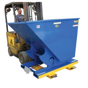 Vestil D-TILT Hopper Sideways Dumping Option