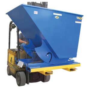 Vestil D-TILT Hopper Sideways Dumping Option