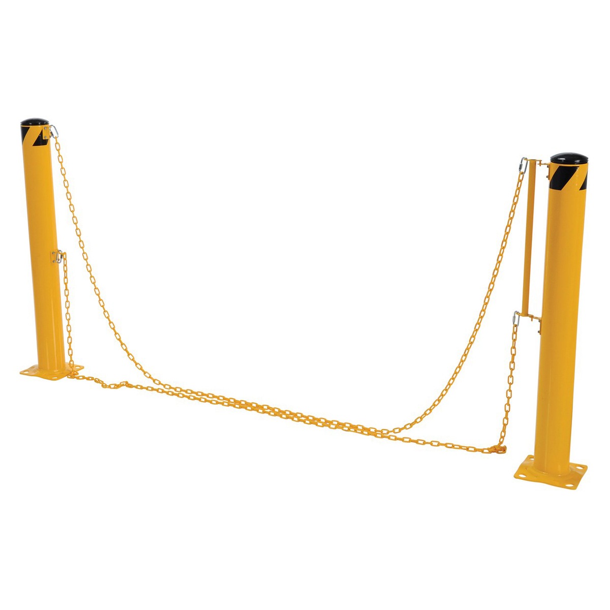 Vestil Dock Chain Barrier Bollard