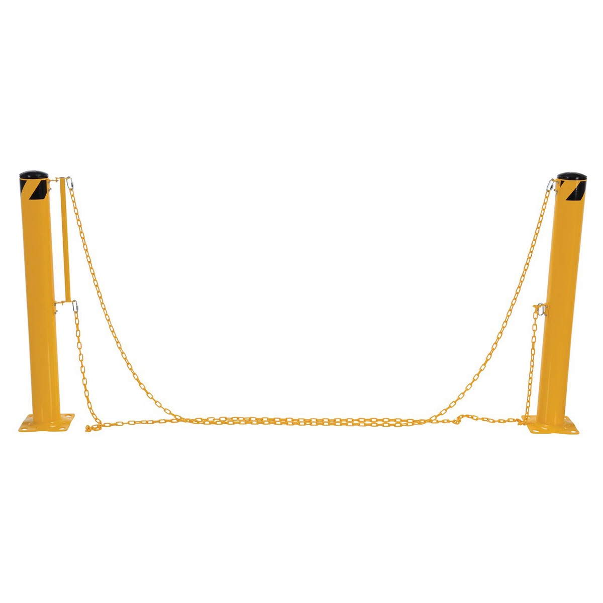 Vestil Dock Chain Barrier Bollard