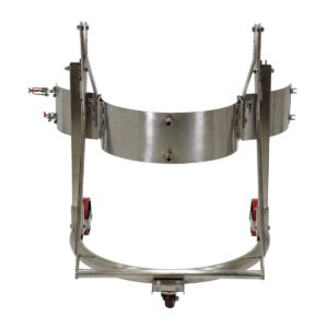 Vestil DCR-110-55-SS Stainless Steel Manual Drum Carrier/Rotator