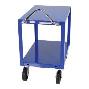 Vestil Ergo Handle Cart Rubber Casters