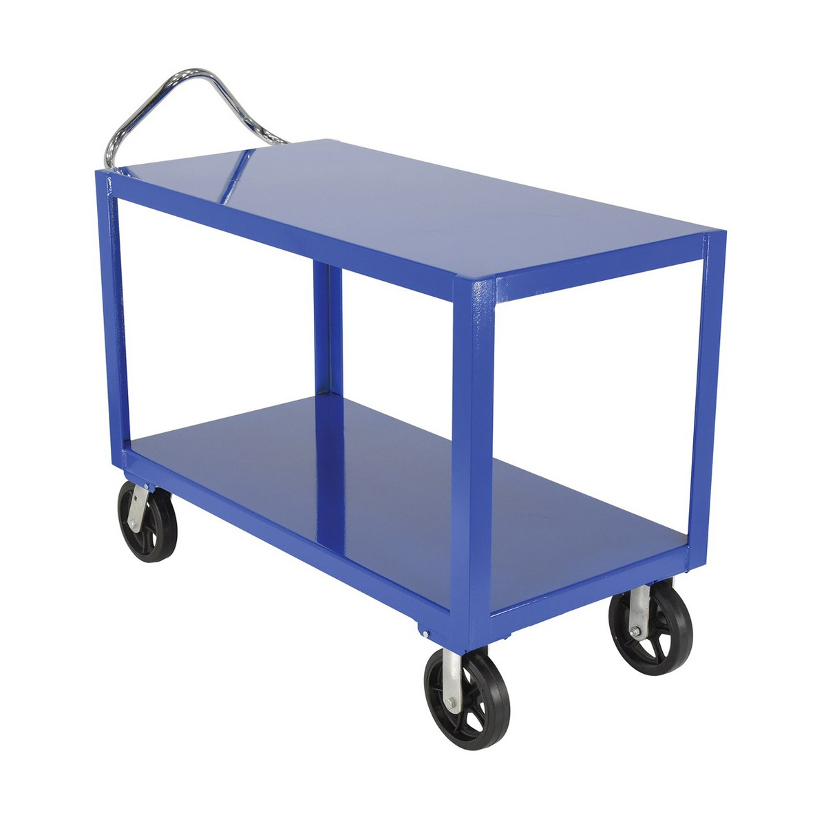 Vestil Ergo Handle Cart Rubber Casters