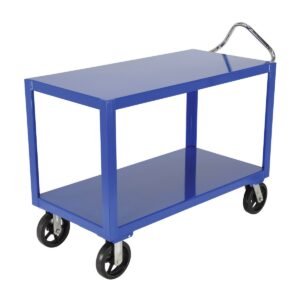 Vestil Ergo Handle Cart Rubber Casters