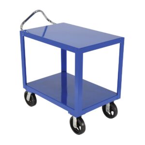 Vestil Ergo Handle Cart Rubber W/Drain