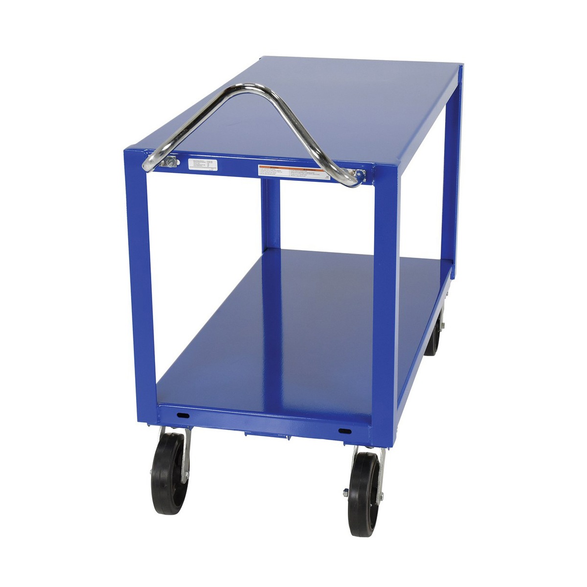 Vestil Ergo Handle Cart Rubber Casters