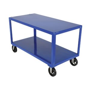 Vestil Ergo Handle Cart Rubber Casters