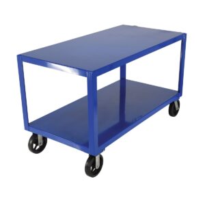 Vestil Ergo Handle Cart Rubber Casters
