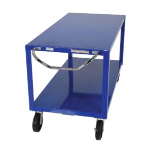 Vestil Ergo Handle Cart Rubber Casters