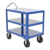 Vestil Heavy Duty Ergo Handle Cart 3Shelf