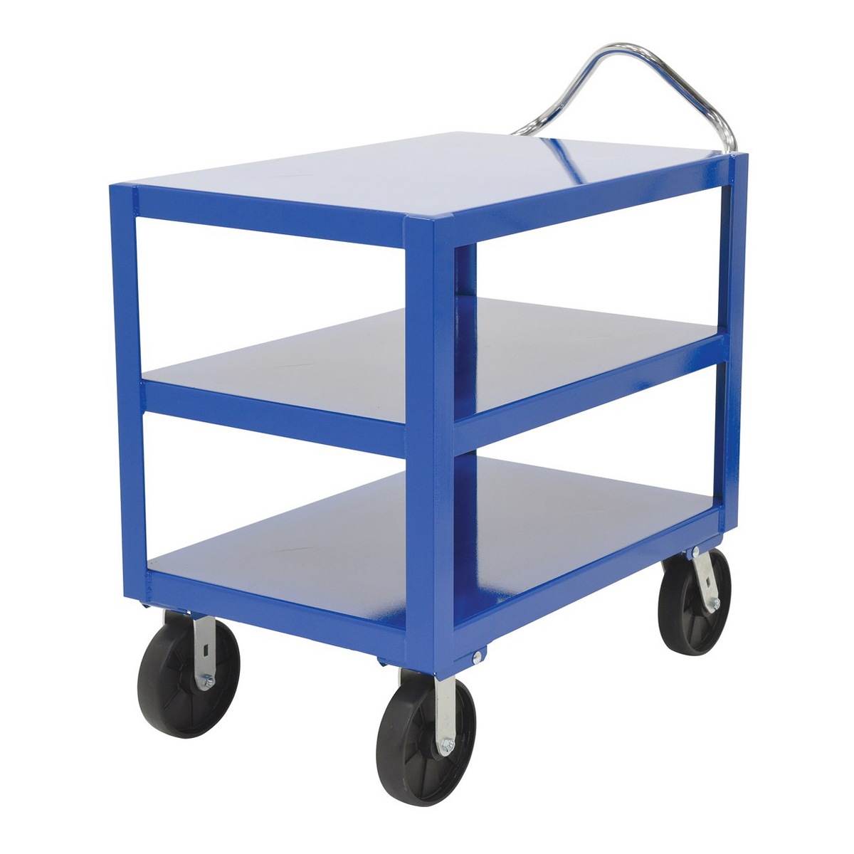 Vestil Heavy Duty Ergo Handle Cart 3Shelf
