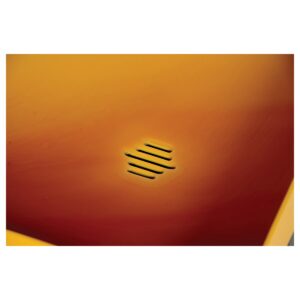 Vestil Ergo Handle Cart W/Drain Yellow