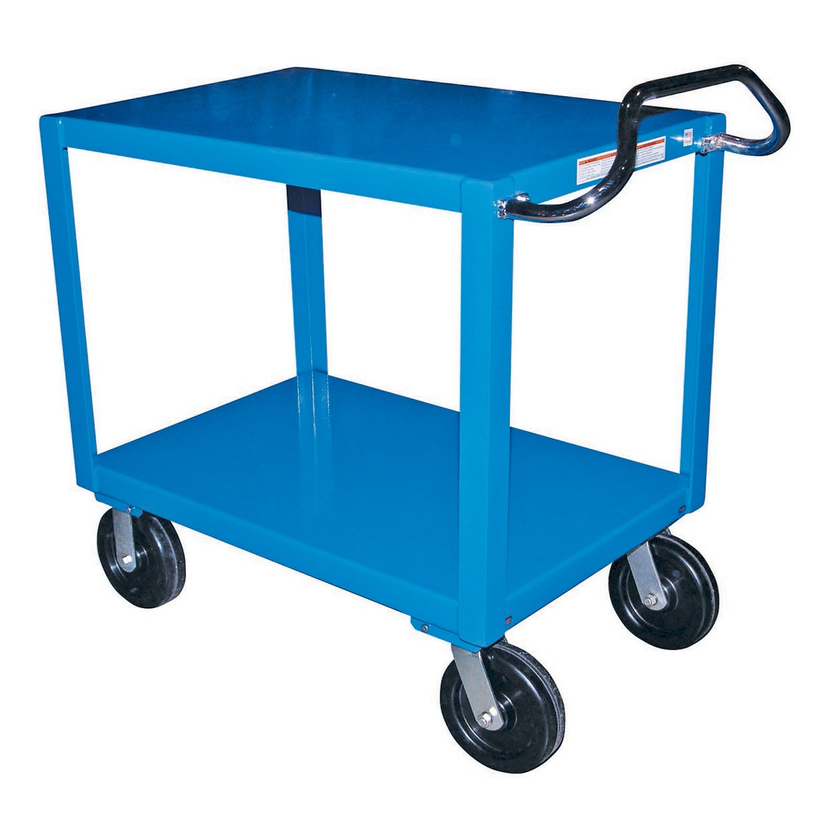 Vestil Heavy Duty Ergo Handle Cart 2Shelf