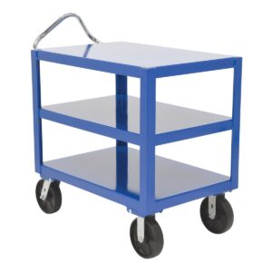 Vestil Heavy Duty Ergo Handle Cart 3Shelf