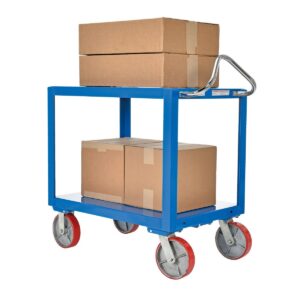 Vestil Ergo Handle Cart Poly Casters 3.6K