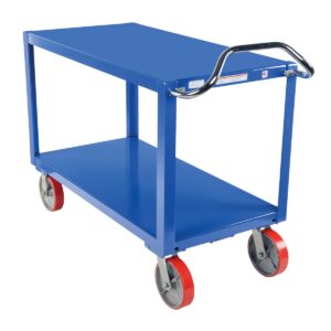 Vestil Ergo Handle Cart Poly Casters 3.6K