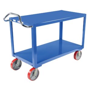 Vestil Ergo Handle Cart Poly Casters 3.6K