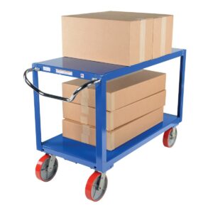 Vestil Ergo Handle Cart Poly Casters 3.6K