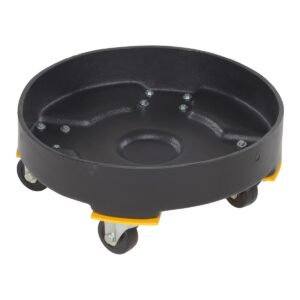 Vestil Drum Dolly HD Poly Black