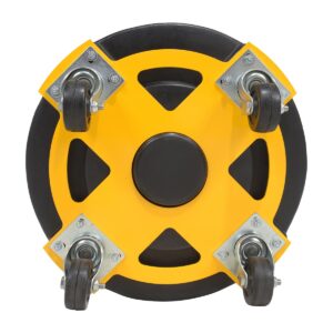 Vestil Drum Dolly HD Poly Black