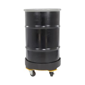 Vestil Drum Dolly HD Poly Black