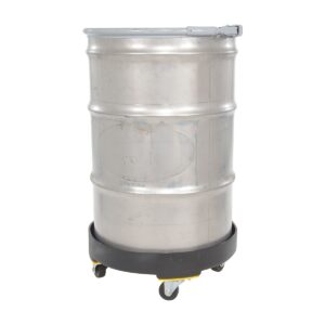 Vestil Drum Dolly HD Poly Black