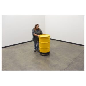 Vestil Drum Dolly HD Poly Black