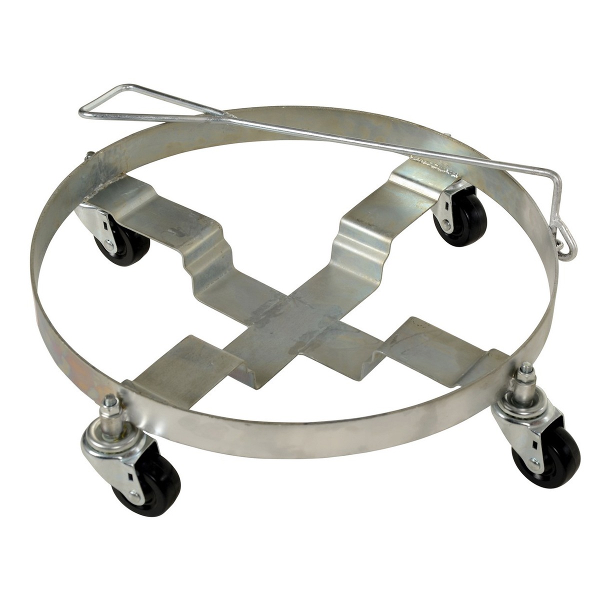 Vestil DRUM-DRH-HR Drum Dolly Round with Handle 1K Capacity