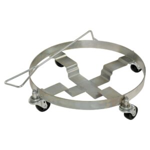 Vestil DRUM-DRH-HR Drum Dolly Round with Handle 1K Capacity