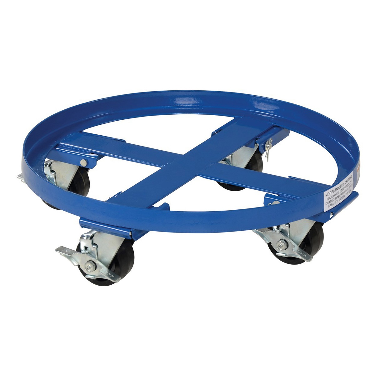 Vestil DRUM-HD Heavy Duty Drum Dolly 2K Capacity