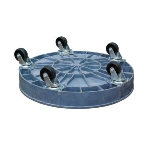 Vestil DRUM-PDD Multi-Level Plastic Drum Dolly 30/55 Gal
