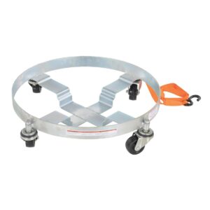 Vestil DRUM-QUAD-H Multi-Purpose Quad Drum Dolly HR 900 LB