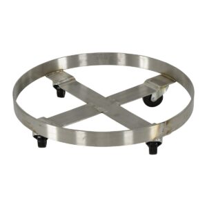Vestil DRUM-SS-55-H Mobile Drum Dolly-Stainless Steel 55 Gal